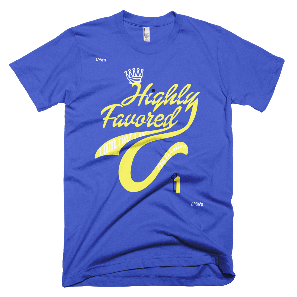 Mens Limited Edition "Highly Favored" Golden State T-Shirt