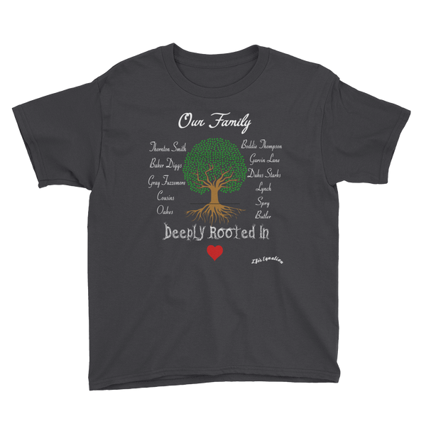 Our Family Youth Black Short Sleeve T-Shirt