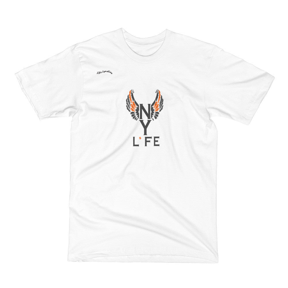 NY L$FE White Men's Short Sleeve T-Shirt